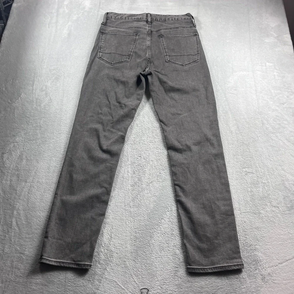 Banana Republic Travel Jean Mens 30x30 Slim Fit Gray Charcoal Denim Pants
